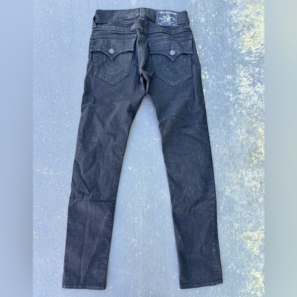 True Religion Mens Rocco Skinny Fit Denim Jeans Pants 28x30